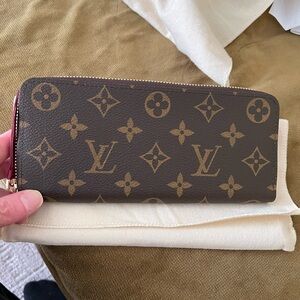 Louis Vuitton Clemence Wallet Fuchsia NEW